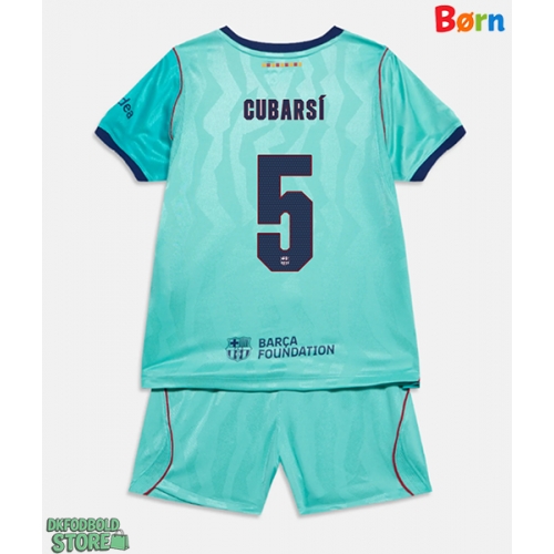 Barcelona Pau Cubarsi #5 Replika Babytøj Tredje sæt Børn 2026-27 Kortærmet (+ Korte bukser)